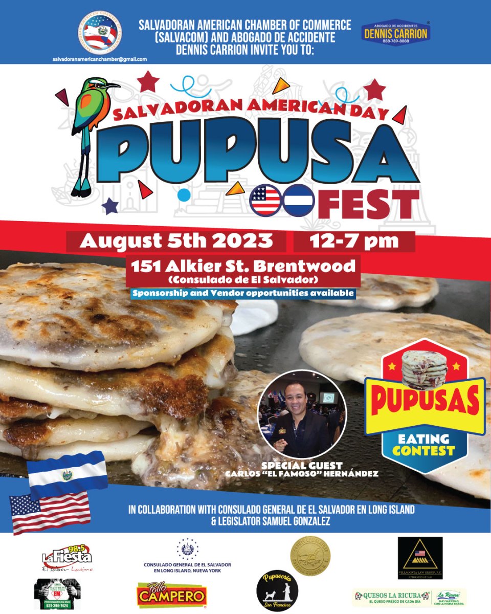 Salvadoran American Day “Pupusa Fest” To Do NYC