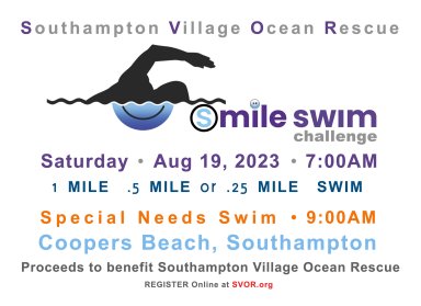 2023 S-mile Swim Banner