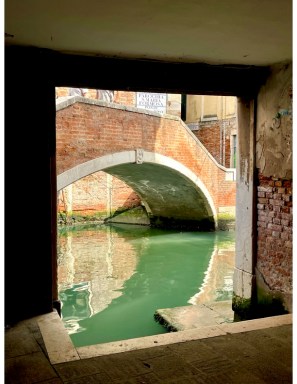 Arched passage Venice