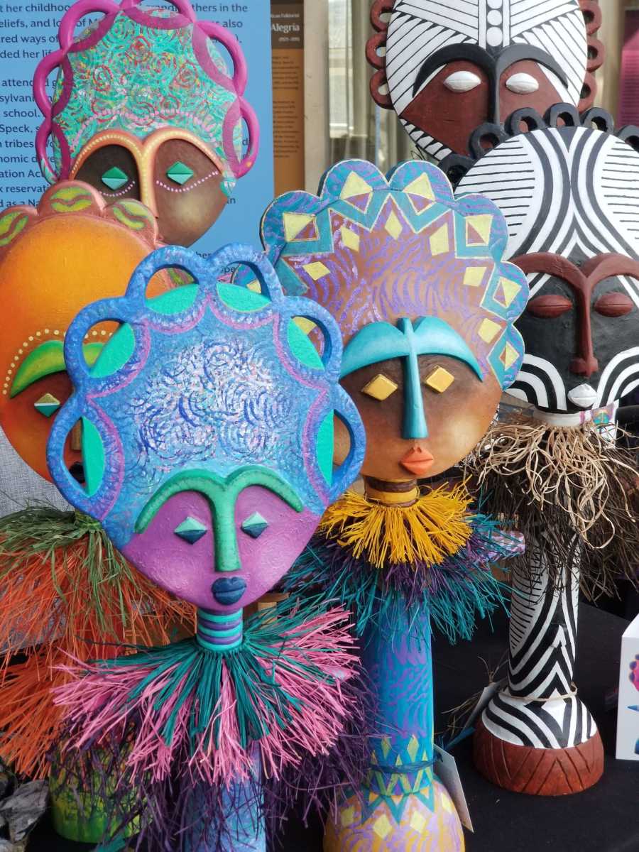 Akuaba Dolls by artist Cynthia Sands Photo by Camila Bryce-Laporte