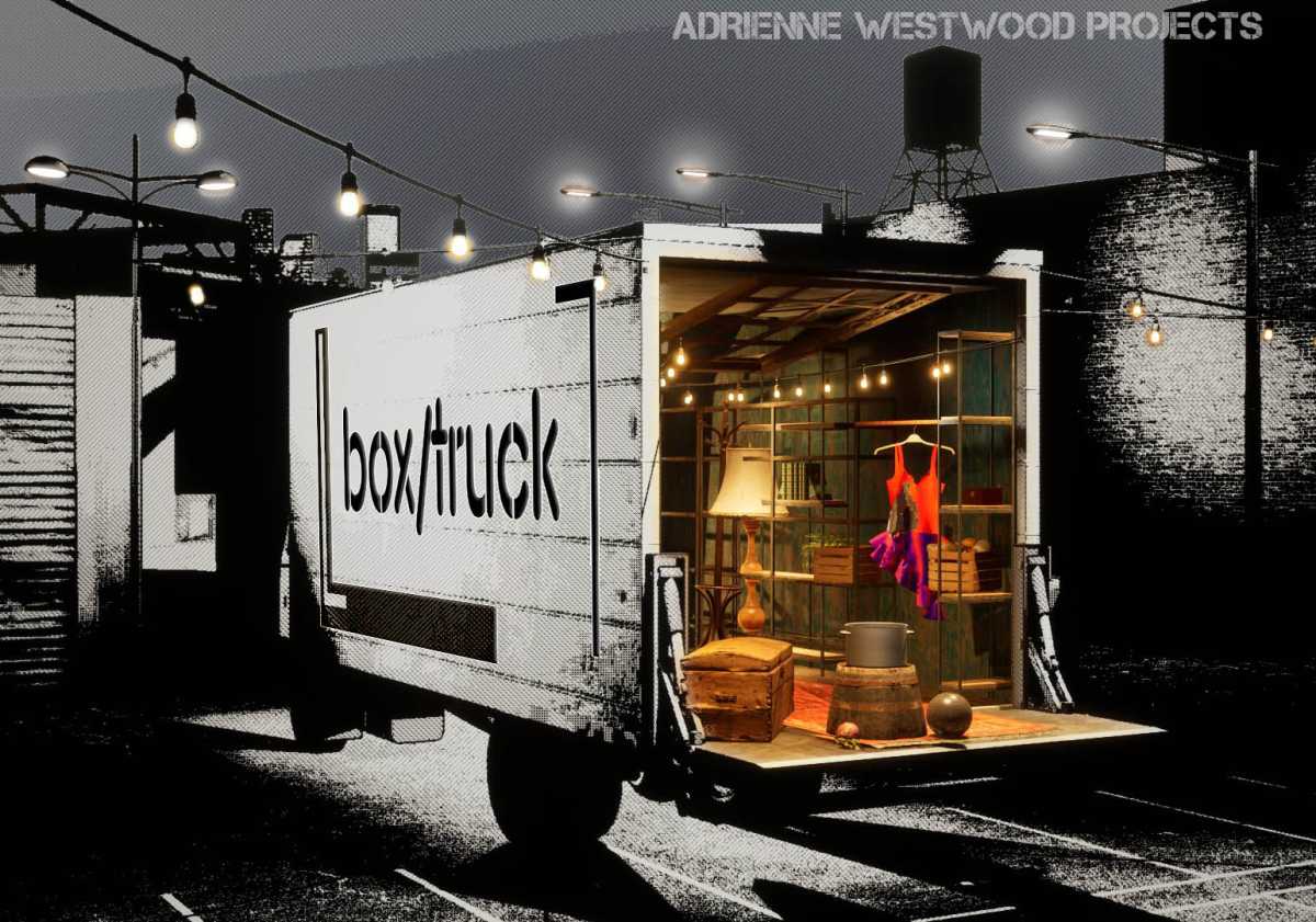 boxtruck- Adrienne Westwood. Rendering by Seth Easter