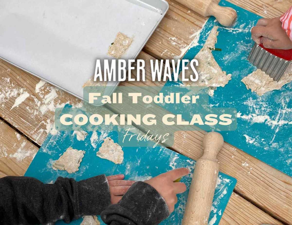 fall toddler mon cooking