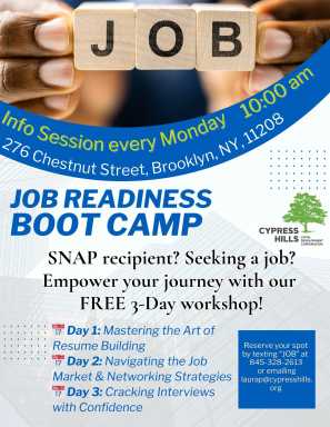 Boot Camp Flyer