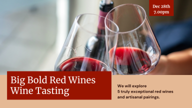 Big Bold Red Wines Wine Tasting (1280 x 720 px)
