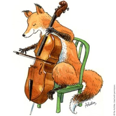 Fox-Playing-Cello-Pat-Achilles