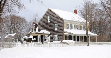 Homestead in Snow
