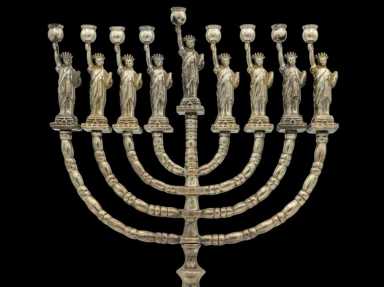 Menorah Lady Liberty