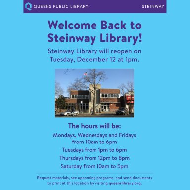 Welcome Back to Steinway Library