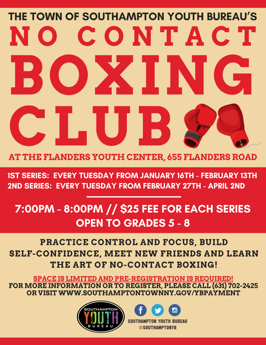 Boxing Club 2024 Flyer Update