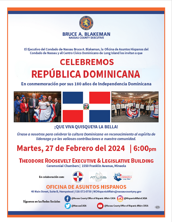 Dominican Independence Day Flyer Spanish 2024