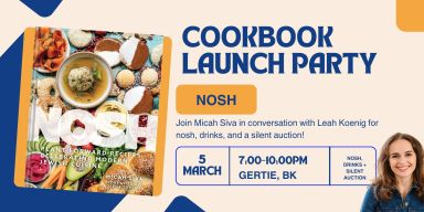 COokbook launch party