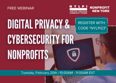 Digital Privacy and Cybersecurity for Nonprofits