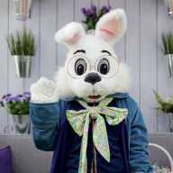 Strike a pose, the Easter Bunny is at th