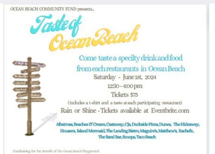 Welcome to the Taste of Ocean Beach! Com