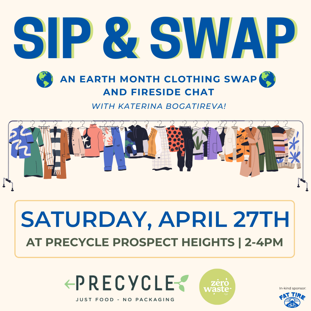 Sip & Swap: An Earth Month Clothing Swap and Fireside Chat | To Do Brooklyn