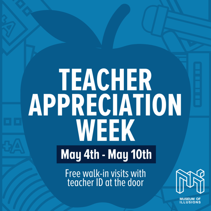 Details: In honor of Teacher Appreciatio