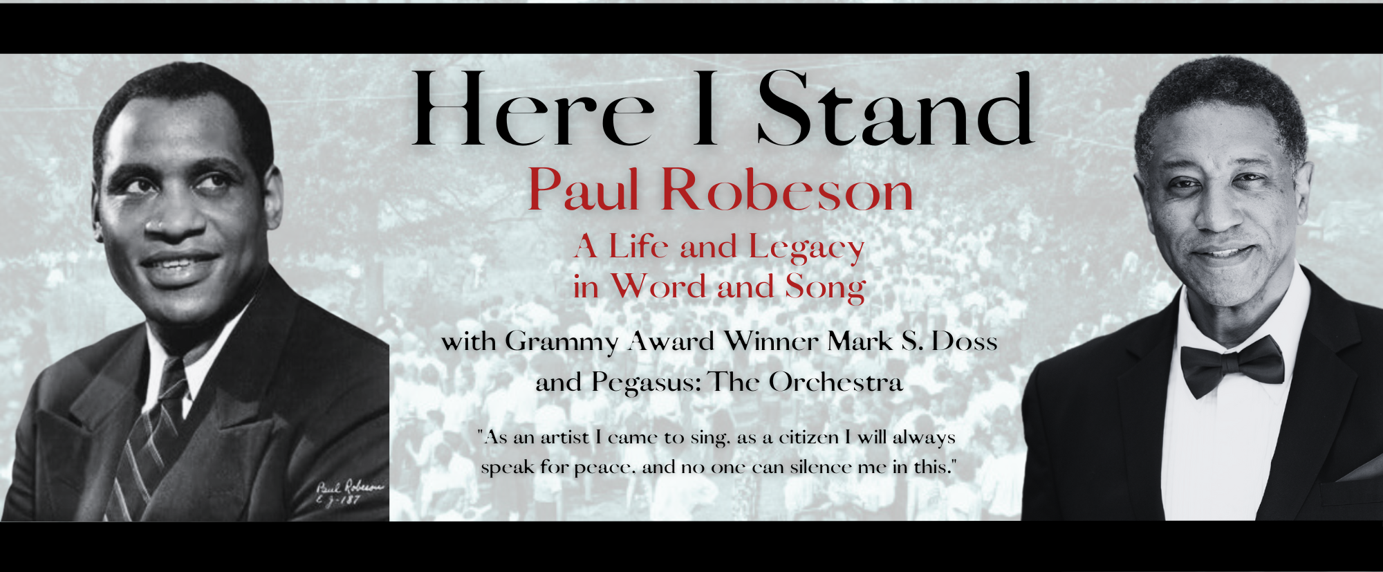 Here I Stand: Paul Robeson- A Life and Legacy in Word and Song | To Do NYC