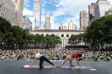 Bryant Park Yoga Series Presented By CALIA