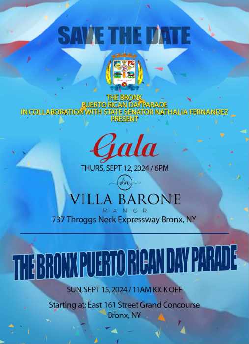 Bronx Puerto Rican Parade Gala and Parad