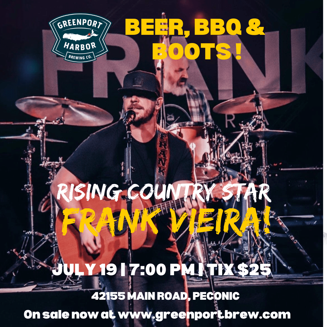 Live Country Music Concert with Rising Star, Frank Vieira | To Do NYC