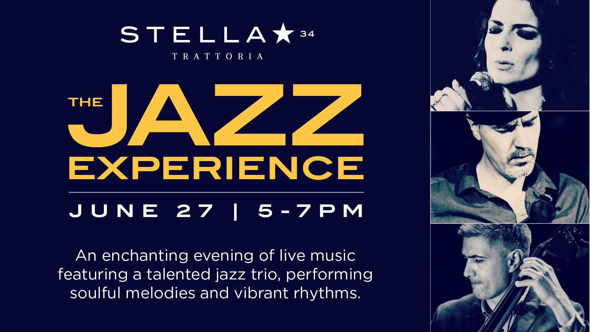The Jazz Experience at Stella 34 Trattoria | To Do NYC