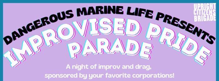 Join us for a night of improv and drag. 