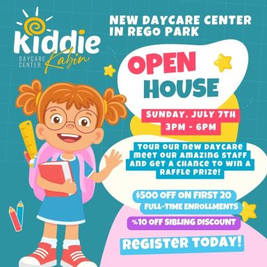 Kiddie Kabin Daycare Center Rego Park Open House