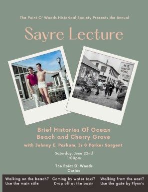 Sayre Lecture Flyer 2024