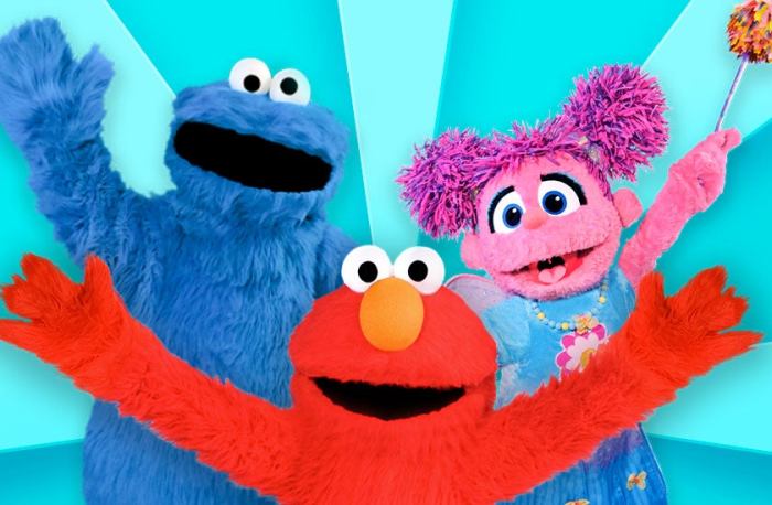 Elmo, Abby Cadabby, Cookie Monster, and