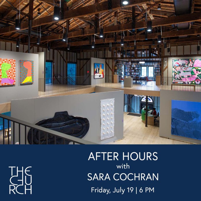 Join Sara Cochran, curator of our exhibi