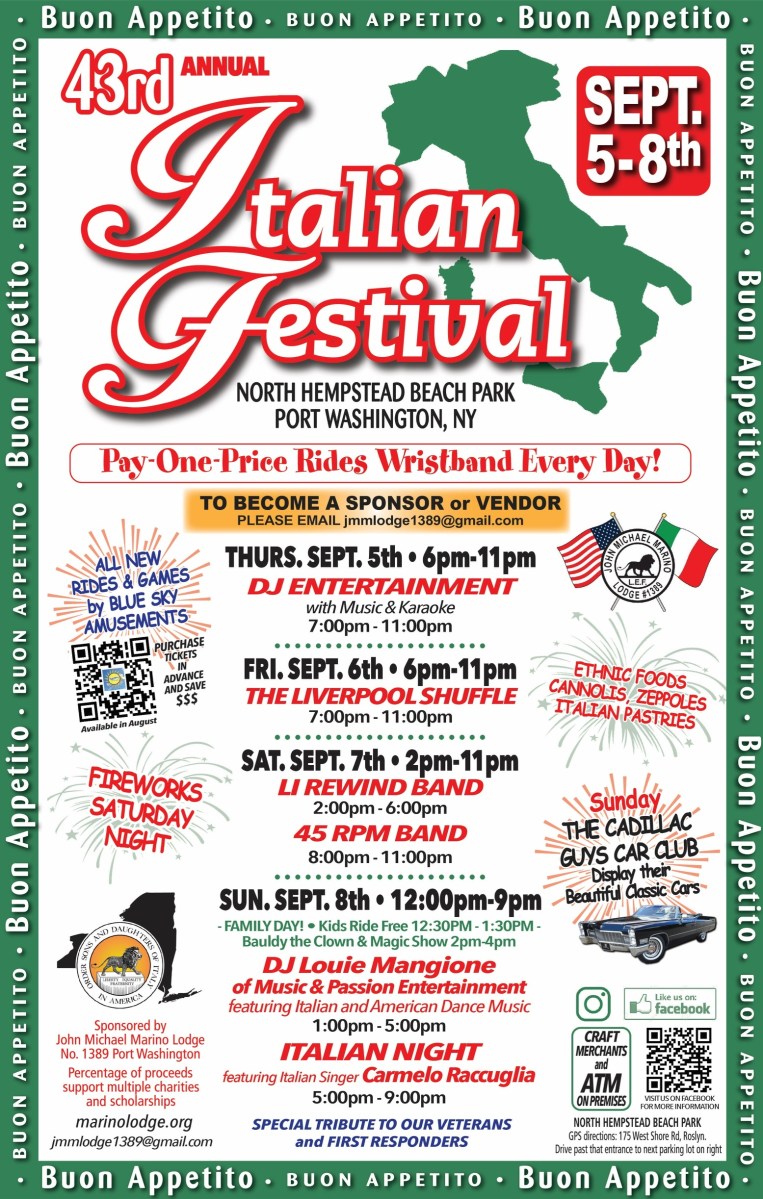 Final Flyer 2024 Italian Festival