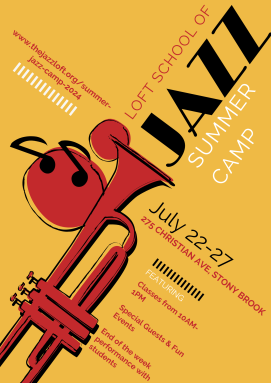 Jazz Music Saxophone Festival Poster