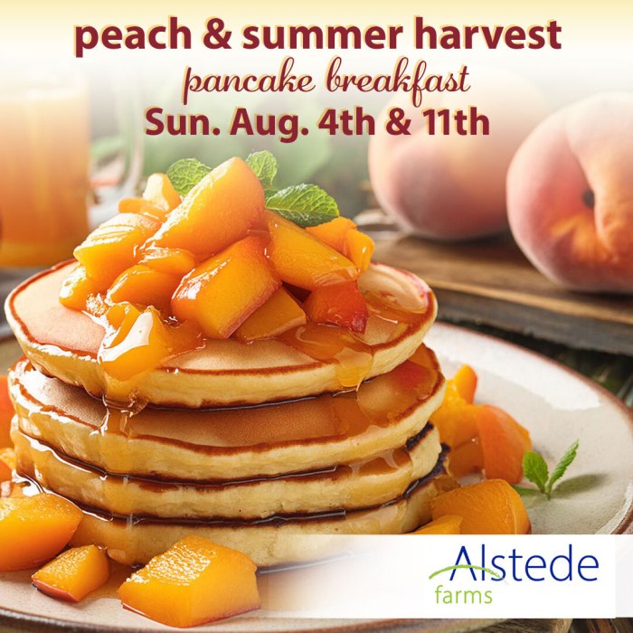 Indulge in a hearty farm-to-table peach