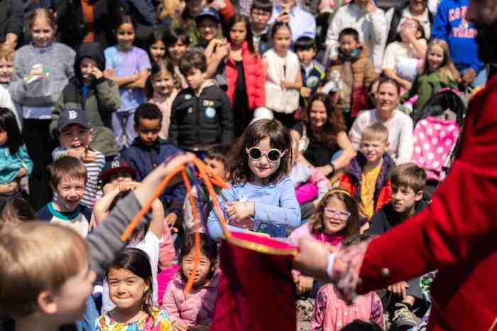 Magic show. Balloon animals. Arts and cr