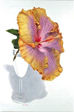 Carol Gold – Hibiscus II – Oil on Belgian Linen