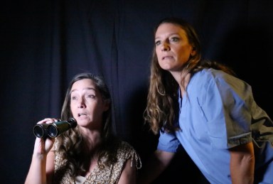 Christine Cavagnet and Valerie Stazzone, in ANGEL BREATH, photo by Anthony DiFranco, all permissions granted.