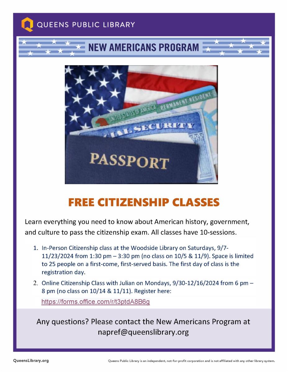 Citizenship Classes 2024 09