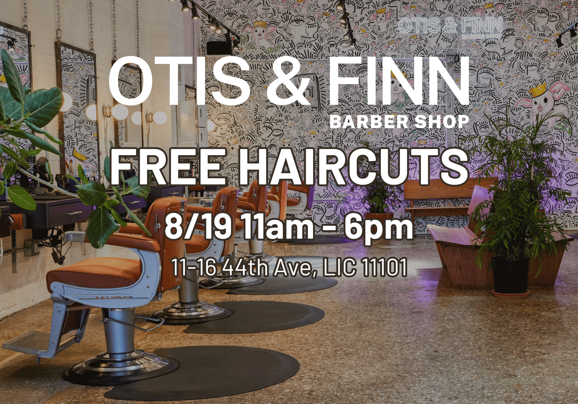 Free Haircuts at Otis & Finn To Do Queens