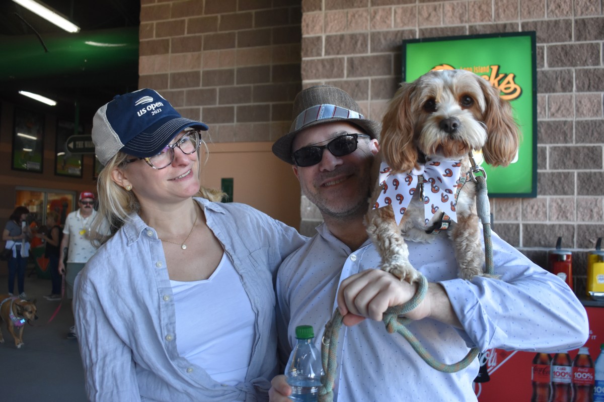 Fan and Dog on Shoulder-4