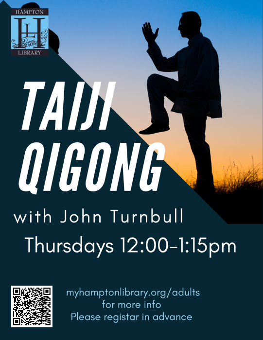 Taiji/Qigong with John Turnbull Thursday