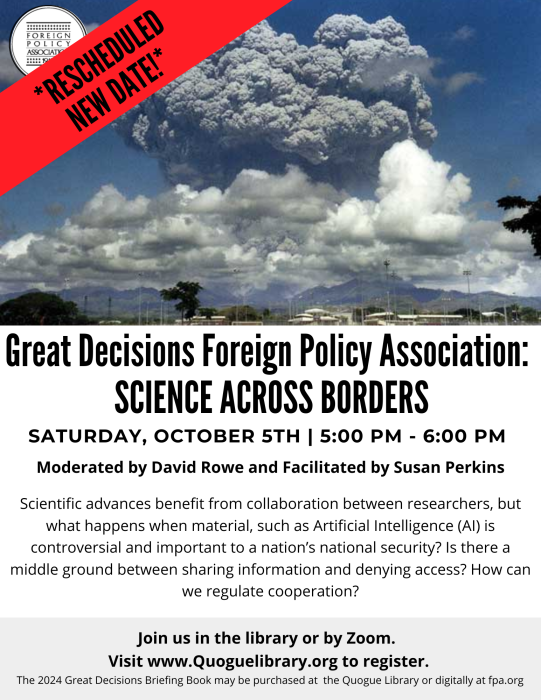 Great Decisions Foreign Policy Associati