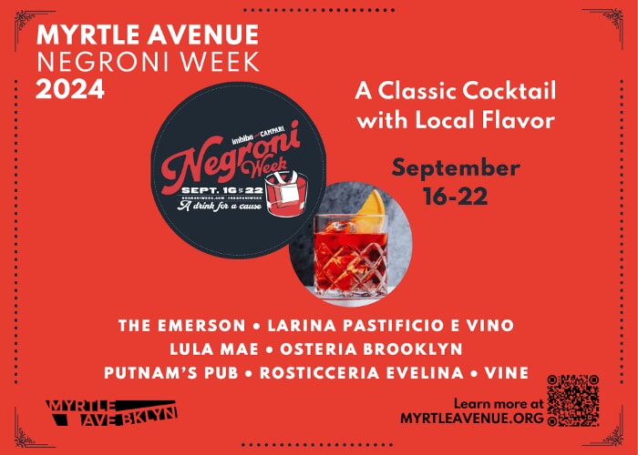 Negroni Week on Myrtle Avenue