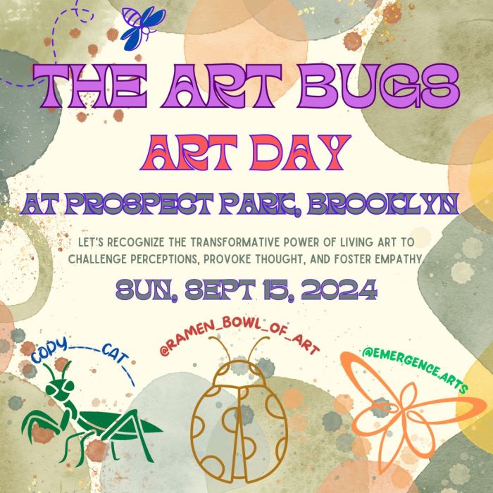 Come hang out with The Art Bugs for a cr