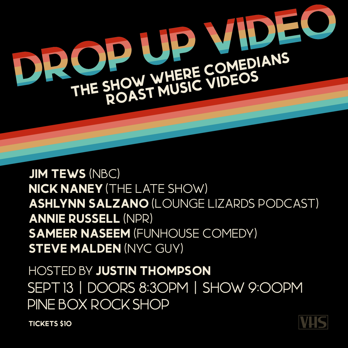 Drop Up Video: The show in which comedians make fun of music videos