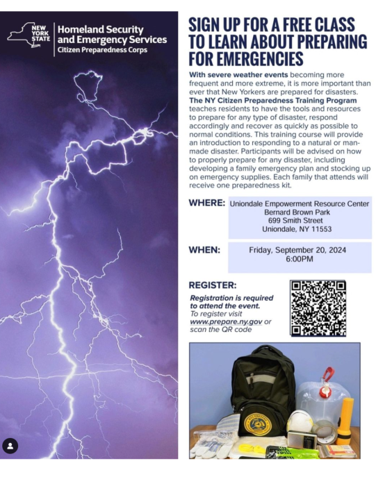 🌪️ Join Us for a Free Emergency Prepared