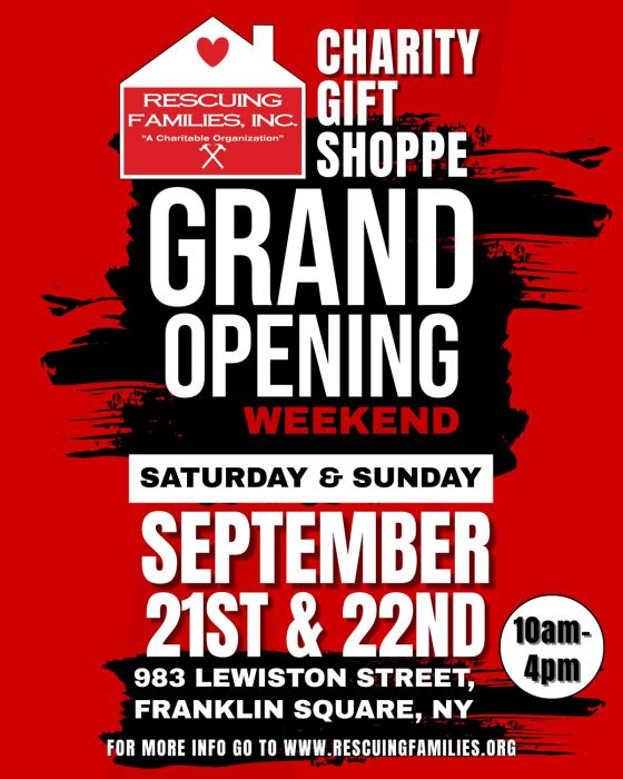  GRAND OPENING WEEKEND! Saturday & S