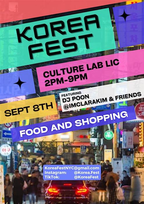 Korea Fest at Culture Lab LIC Korea Fest