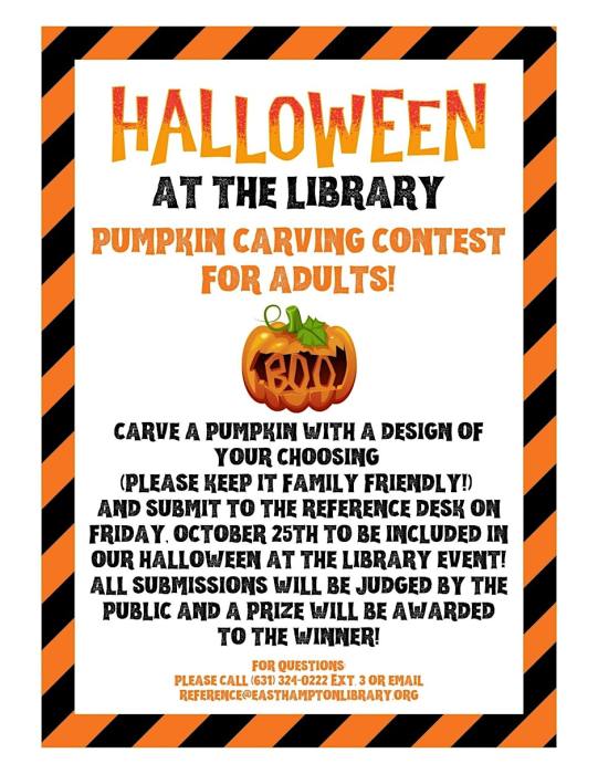 Halloween at The East Hampton Library, a