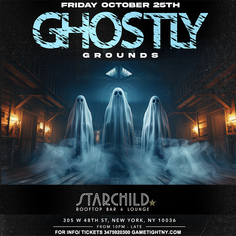 Starchild Rooftop Ghostly Grounds Halloween party 2024 To Do NYC