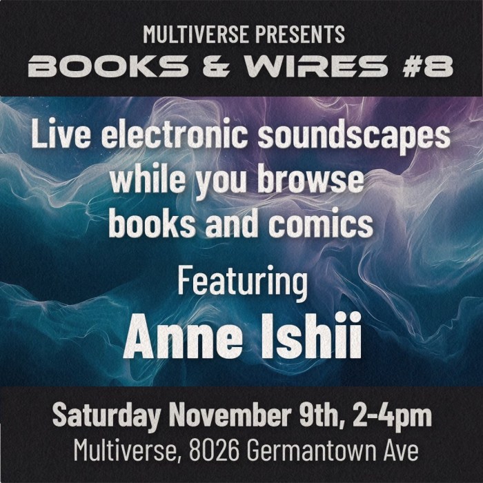 Join us for the eighth Books & Wires